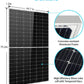 SUNGOLDPOWER 20PCS 450W Solar Panels Monocrystalline UL 61730, Grade A Solar Cell,Waterproof IP68,High Efficiency Solar Panel On/Off Grid for Charging Station,Caravan,RV,Yacht, Boat (Total 9000W)