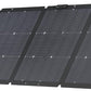 EF ECOFLOW 220W Portable Solar Panel, Bifacial Design Up to 25% Conversion Efficiency N-Type Solar Cell, with Adjustable Kickstand, IP68 Waterproof, Foldable Solar Panel for Camping RVing Home Backup