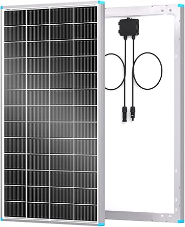 Renogy Solar Panel 200 Watt 12 Volt, High-Efficiency Monocrystalline PV Module Power Charger for RV Marine Rooftop Farm Battery and Other Off-Grid Applications, 200W, Single