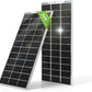 ECO-WORTHY 400W Bifacial Solar Panel 2pcs 195 Watt 12 Volt Monocrystalline Solar Panel Module Off Grid PV Power for Home, Camping, Boat, Shed Farm, RV