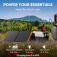 Jackery SolarSaga 100W Bifacial Portable Solar Panel for Explorer 240/300/500/1000/1500 Power Stations, Foldable Solar Cell Solar Charger with USB Outputs for Phones, Rooftops, Outdoor Camping and RVs
