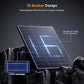 N-Type 16BB 400 Watt Solar Panel, 4Pcs Compact 12V 100W Solar Panel, 25% High Efficiency Monocrystalline PV Module, for Off-Grid, Rooftop, Farm,RV, Camper, Trailer, Marine(100w 4-Pack Panel)